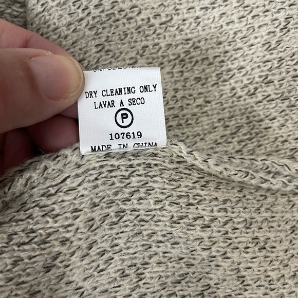 Staccato Women's Size Large Long Knit Open Front Cardigan - Picture 10 of 10